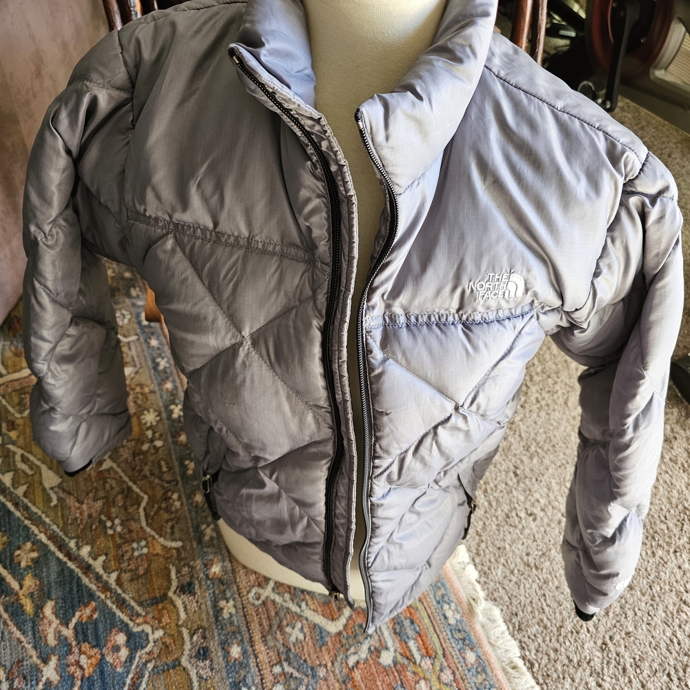 The North Face Kids Gray Puffer Jacket